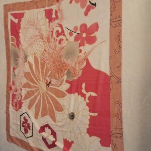 Chico Floral and Bird Print Scarf